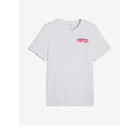 Puma Run Nitro Graphic Short Sleeve T-Shirt White Pink - L