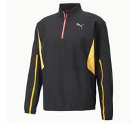 PUMA Run Ultraweave Jacket for Men - Lightweight Black Running Jacket with High Collar