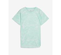 Puma Run Velocity AOP Short Sleeve T-Shirt Turquoise Women - XS