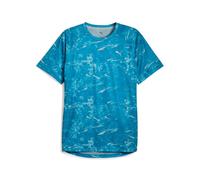 Puma Run Velocity AOP Tee Blue, Size L