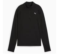 PUMA Run Velocity Cloudspun Quarter-Zip Top Shirt Women, Black, size Large