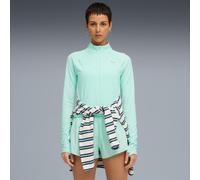 PUMA Run Velocity Cloudspun Quarter-Zip Top Women, Mint Melt, size Large