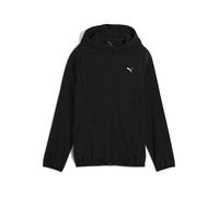 PUMA Run Velocity Woven Jacket for Women - Black, High Neck with Hood for Running