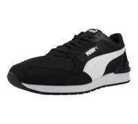 PUMA Runner v4 NL Mesh 40474301 Men's Trainers - Lightweight & Breathable Sports Shoes with EVA Cushioning, Retro Style, Comfortable Everyday Shoes, Black, 12 UK
