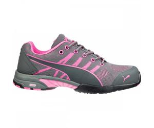 Puma Safety 642910 Celerity Knit Low Womens Safety Shoes Grey/Pink UK5 UK5