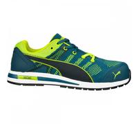 Puma Safety 643160 Elevate Knit Low Safety Shoes Blue/Green UK10 Shoe UK10