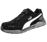 PUMA Safety Airtwist Black Blue Disc Low Safety Shoe Size 9