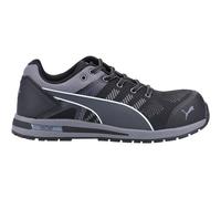 Puma Elevate Knit Low S1P Esd Hro Src Saftey Shoes Trainers Grey Black - Green