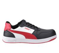 Puma Safety Frontcourt Low Trainer Black/White/Red Size 48 Male