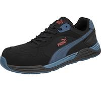 PUMA Safety Frontside Black Blue Low Safety Shoes Size 40