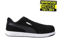 Puma Safety Iconic Low Mens Everyday Working Protective Safety Shoes Black