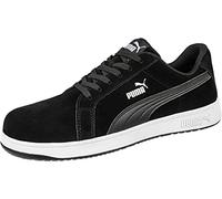PUMA Unisex's Black Iconic Suede Low Safety Shoe Size 14 UK, 40 EU