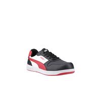 Puma Safety Frontcourt Low Trainer Men's | Court Shoes | Black / White / Red | UK Size 13