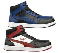 Puma Safety PUMA Front Court Mens Composite Toe Midsole S3 Work Safety Boots - Black/Blue - UK 10 / EU 44