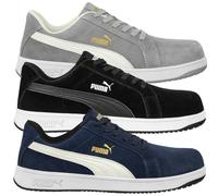 PUMA Safety Iconic Suede Navy Low Safety Shoes Blue Size 8