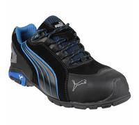 Puma Safety Rio Low Black Trainers Safety Smooth Leather S3