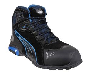 Puma Safety Rio Mid Lace-up Safety Boot Black Size: UK6.5 Colour: Blac UK6.5 - EU40 - US7.5