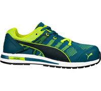 Puma Safety Sicherheitsschuh Elevate Knit Green Low S1P ESD HRO SRC Blau/Grün