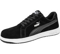 PUMA Unisex's Black Iconic Suede Low Safety Shoe Size 14 UK, 40 EU