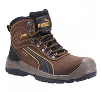 Puma Mens Sierra Nevada Mid Safety Boots Brown Size 6
