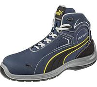 PUMA Safety Touring Blue MID Work Shoes Safety Shoes SB E P WRU FO SRC Electric Insulating Fibreglass Cap Penetration Protection Non-Slip Metal Free Unisex Blue Size: 7.5 UK