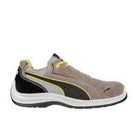 Puma Safety Touring Stone Low S3 SRC Safety Work Shoes with Fiberglass Toe Cap, Puncture Protection, Non-Slip, Metal-Free, Unisex, Stone, 11 UK