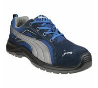 Puma Safety Trainers Safety Omni Sky Low Lace up Safety Shoe Blue P SRC