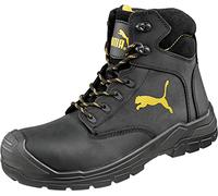 Puma Safety Unisex Adults' Borneo Black Mid S3 HRO SRC, Puma Safety Shoes Black Size: 9 - EN safety certified