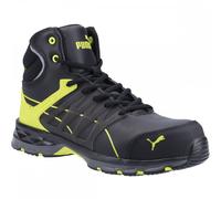 PUMA ox633880-Black/Yellow Safety Shoes ESD S3 Safety Velocity 2.0 Yellow Mid 633880-39 Size: 39 Black, Yellow 1 Pair Atomic SRC 52