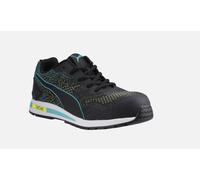 Puma Safety Vivid Green Heart Low Trainer Black/Blue Flexible FAP protective m