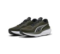 PUMA Scend Pro 2 Road Running Shoe Unisex, Dark Olive-PUMA Black, 13