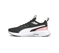 PUMA Scorch Runner MESH JR Sneaker, White Black-Peony, 3.5 UK