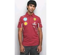 Puma Scuderia Ferrari 2025 Team Polo/T-Shirt Red 100% Cotton Size 3XL.