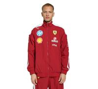 PUMA Scuderia Ferrari 2025 Drivers T7 Oversized Jacket Men, Dark Cherry, size Large