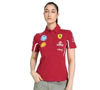 PUMA Scuderia Ferrari Hp 2025 Team Polo Shirt Women, Dark Cherry, size XL
