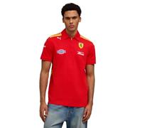 PUMA Scuderia Ferrari F1 2026 Men's Team Hypercar Polo - Red | Short sleeve with placket collar, Bold design paying homage to the car livery, All the latest team and partner logos