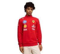 PUMA Scuderia Ferrari F1 2026 Men's Team T7 1/2 Zip Jumper - Red | Unisex regular fit, All the latest team and partner logos, Officially licensed