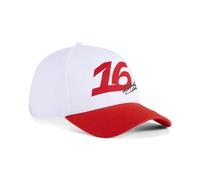 PUMA Scuderia Ferrari F1 Charles Leclerc #16 Signature Graphic Cap - White - One Size Fits Most