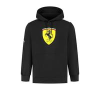 PUMA Scuderia Ferrari F1 Hoodie with Large Scudetto shield print on chest - Black - Size: XXL