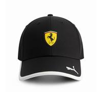 PUMA Scuderia Ferrari F1 Kids' Classic Logo Cap - Black- One Size Fits Most