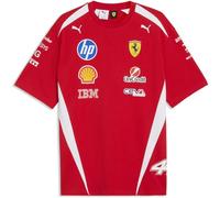 PUMA Scuderia Ferrari HP Replica Pilot Lewis Hamilton Leclerc 2026 Men's T-Shirt, red, M