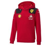 PUMA Scuderia Ferrari - Kids 2023 Team Hoodie - Red - Size: 5/6 Years