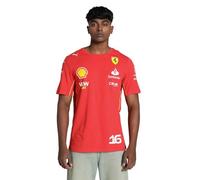 PUMA Scuderia Ferrari Men's 2024 Charles Leclerc Tshirt Speed Red - Size: X-Large