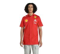 PUMA Scuderia Ferrari Men's 2024 Team Shirt Burnt Red - Size: X-Large