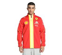 PUMA Scuderia Ferrari Men's 2024 Team Softshell Jacket Burnt Red - Size: XX-Large