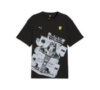 Puma Ferrari Premium Short Sleeve T-shirt Black XL Men