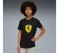 PUMA Scuderia Ferrari Sportswear Coloured Big Shield T-Shirt Youth, Black, size 9-10 Youth