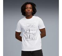 PUMA Scuderia Ferrari Sportswear Graphic T-Shirt Men, White, size Medium