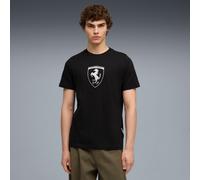 PUMA Scuderia Ferrari Sportswear Tonal Shield T-Shirt Men, Black, size Large