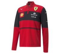 Scuderia Ferrari - Official Formula 1 Merchandise - 2022 Team 1/2 Zip Sweatshirt - Red - Size XL